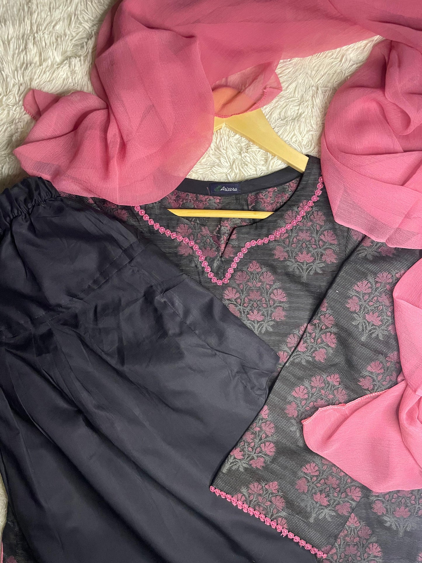 3 Piece - Premium Mesuri Jacquard - Eid Collection + 🎁Free Matching Bracelet