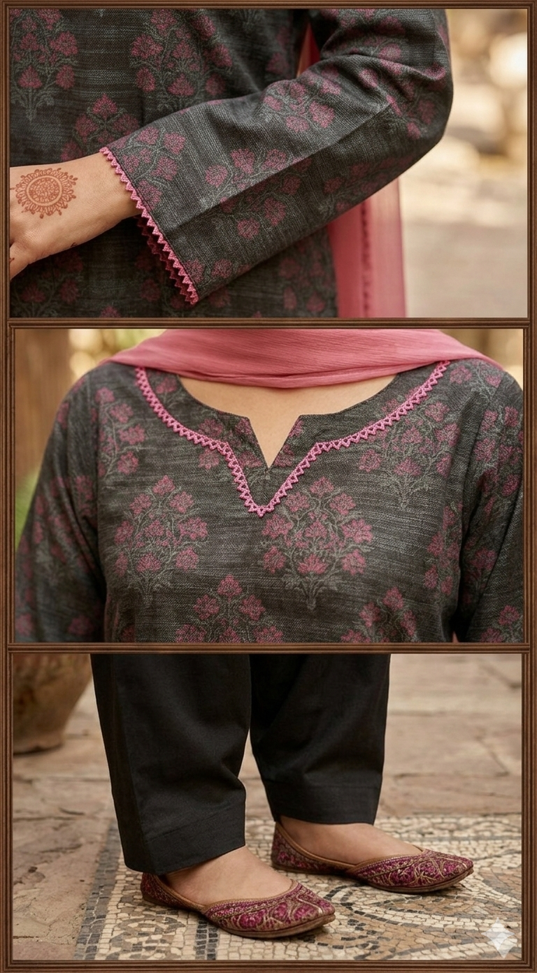 3 Piece - Premium Mesuri Jacquard - Eid Collection + 🎁Free Matching Bracelet