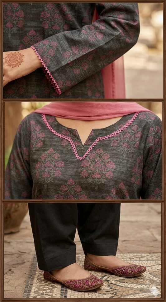 3 Piece - Premium Mesuri Jacquard - Eid Collection + 🎁Free Matching Bracelet