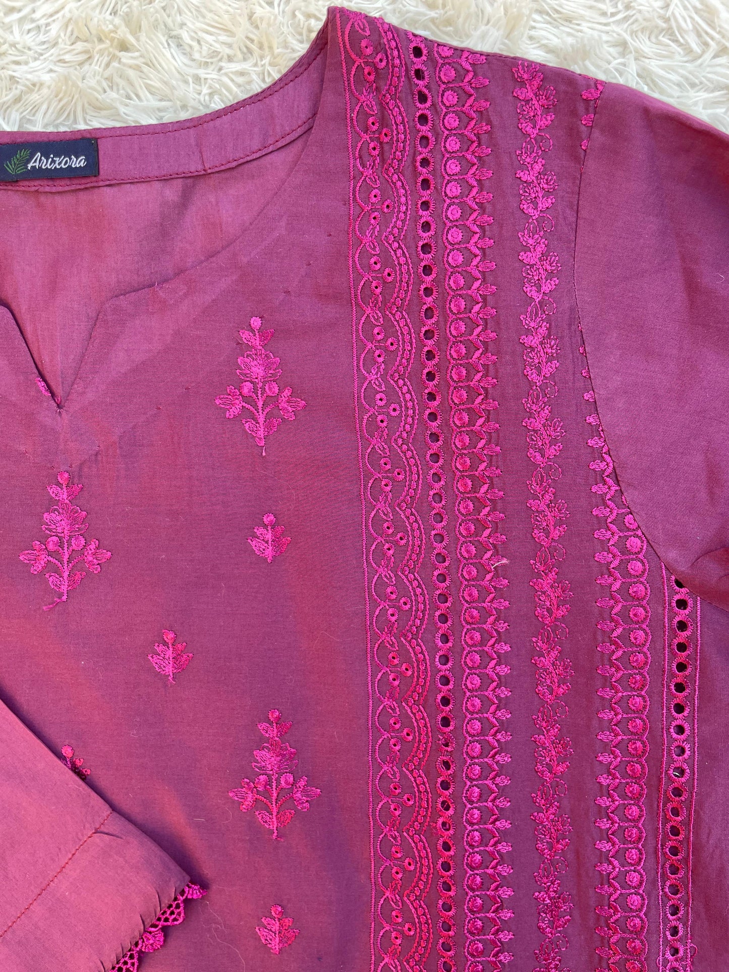 2 Piece - Premium Lawn Chikankari - Eid Collection + 🎁Free Matching Bracelet